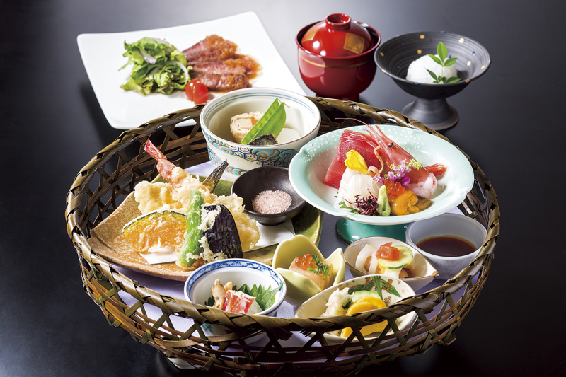 彩り遊膳 竹籠盛り（ディナー）