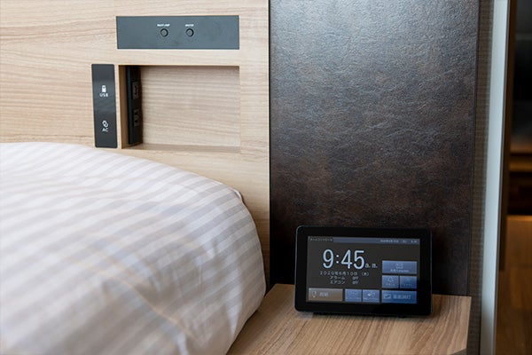 充実したベッドサイド