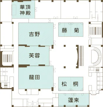 見取り図(3Ｆ宴会場)