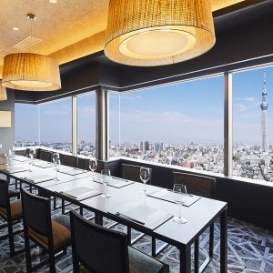 レストラン簾 東京スカイツリー の全貌が見られる東武ホテルレバント東京 東京スカイツリーオフィシャルホテル