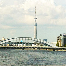 Children will Enjoy Tokyo Skytree® from the Water Bus