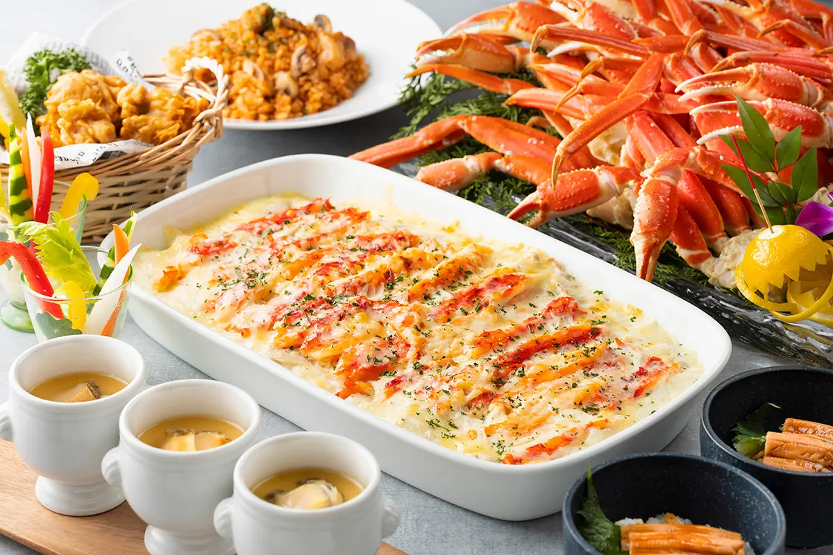 蟹食べ放題付きディナー〈120分制〉