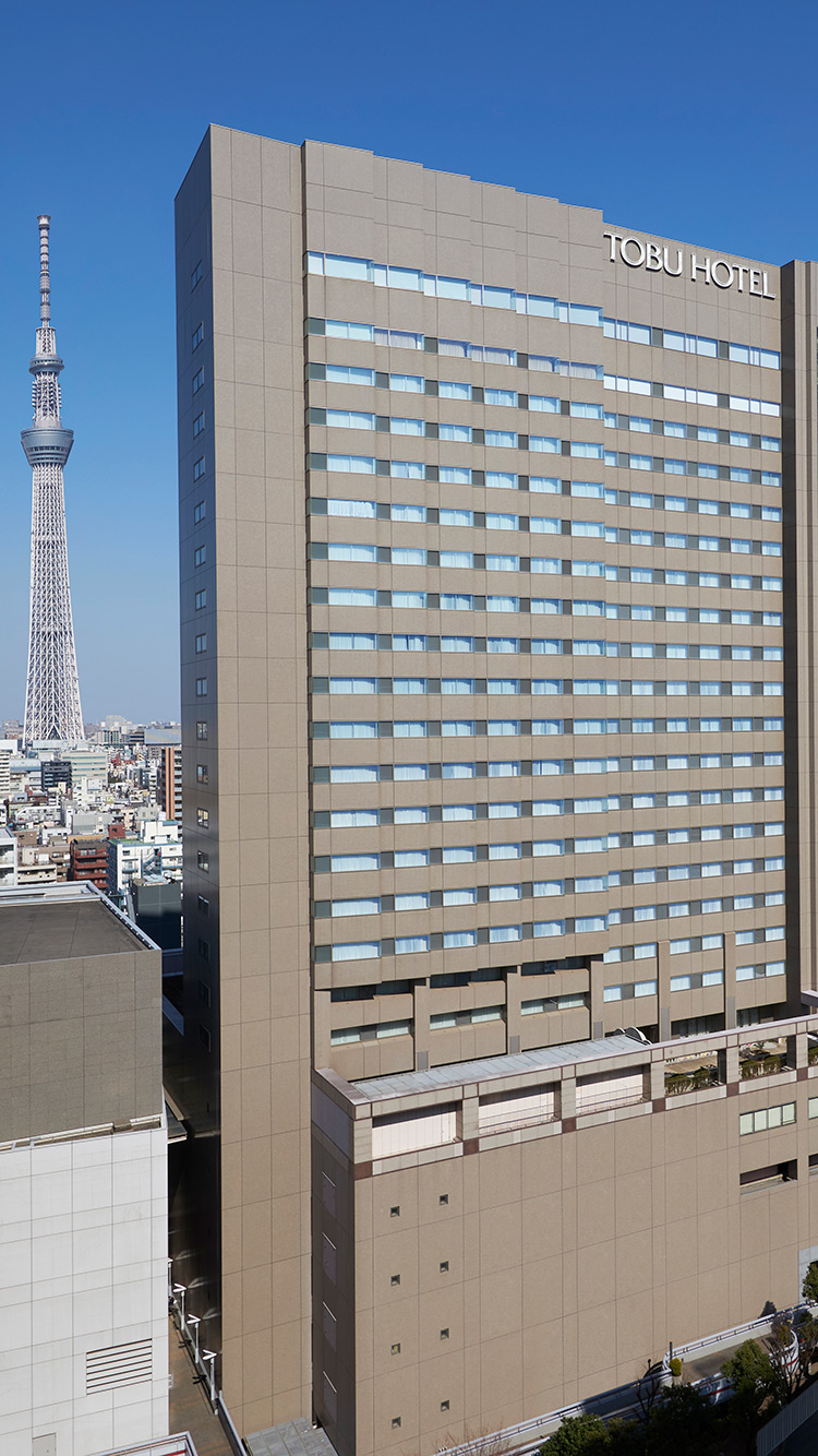 東京スカイツリー の全貌が見られる東武ホテルレバント東京 東京スカイツリーオフィシャルホテル