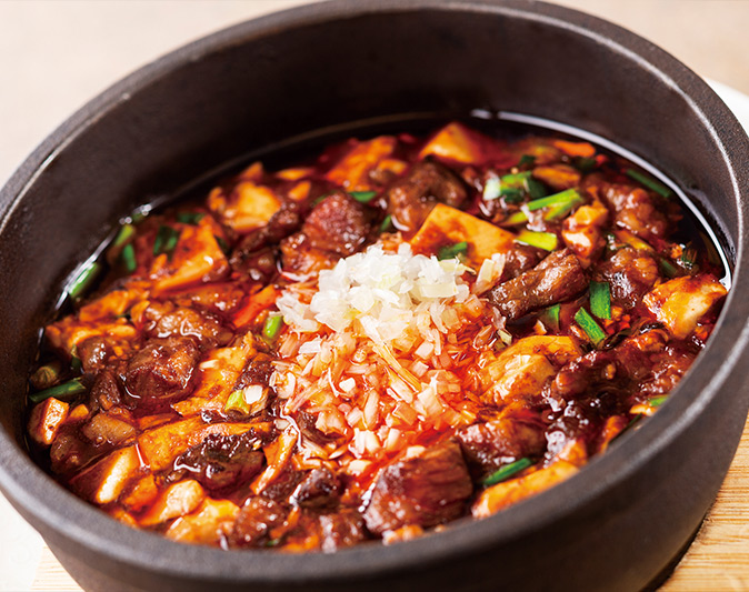 仙台黒毛和牛の旨辛麻婆豆腐(ライス付)