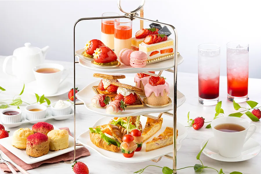 苺のアフタヌーンティー