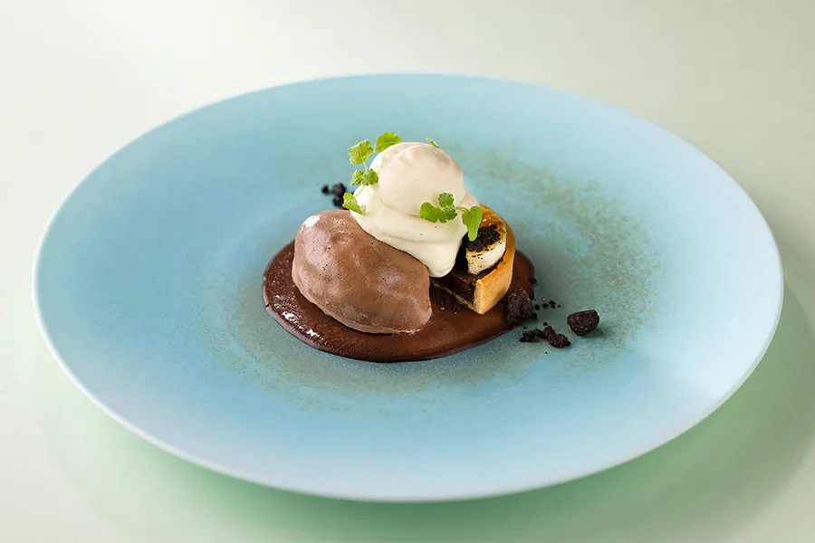 エクアドル産バナナとショコラのアンサンブル