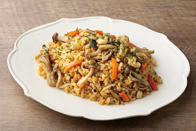 茸たっぷり!森のピラフ