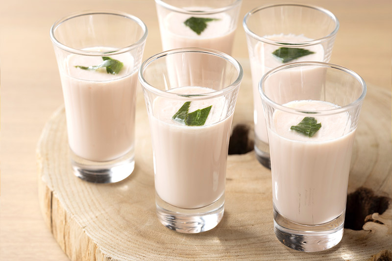 桜風味の手作り豆腐