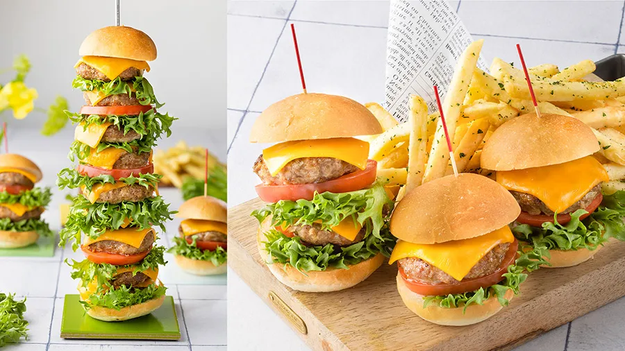 【平日限定】ヴェルデュールのお好みバーガー