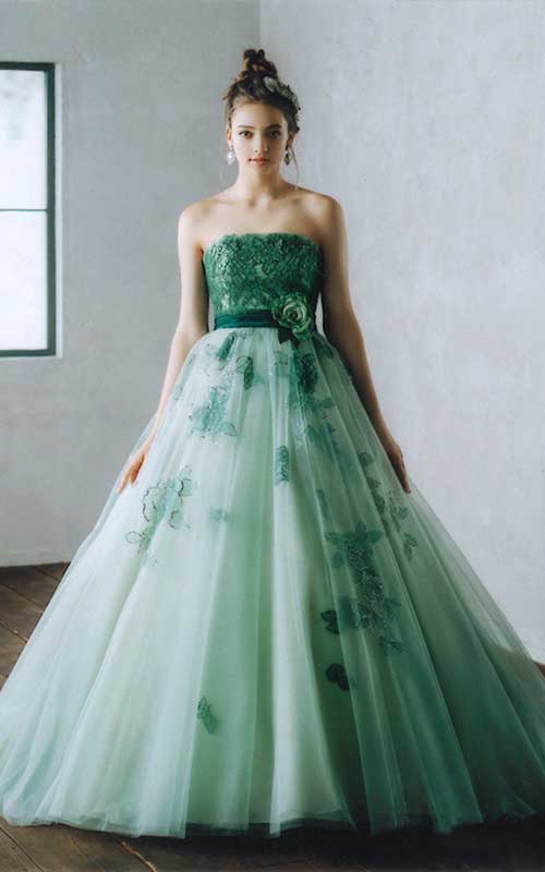 AGELIQUE ドレス・緑