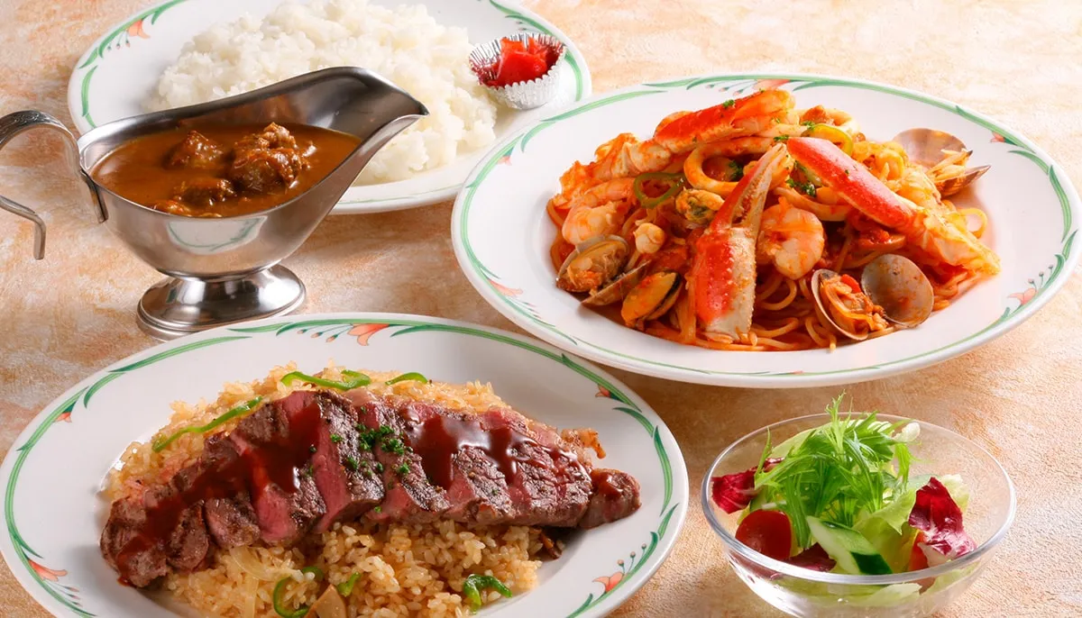 食事を満喫
