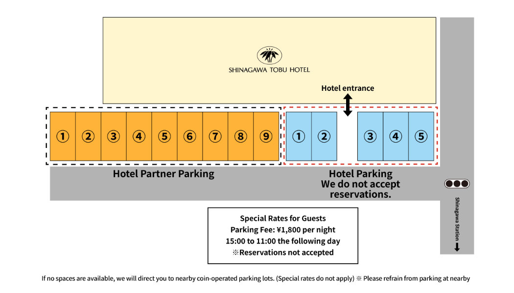 Shinagawa Parking Information English