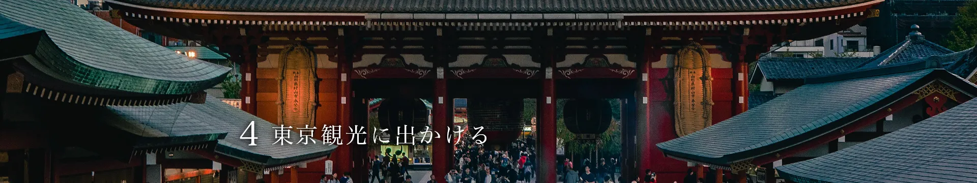 東京観光に出かける