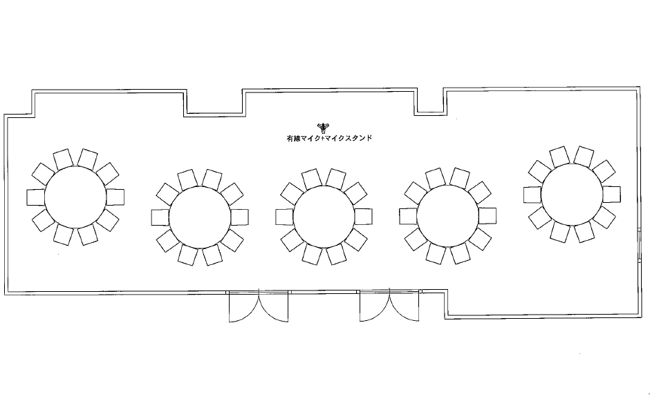 さつき きすげ 円卓間取り