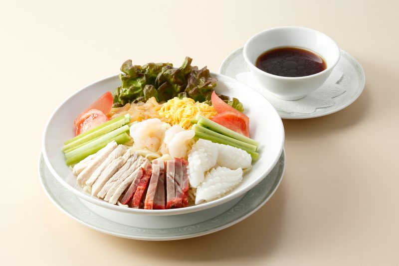 【中国料理 竹園】夏のおすすめ 五目冷し麵と冷し担々麺