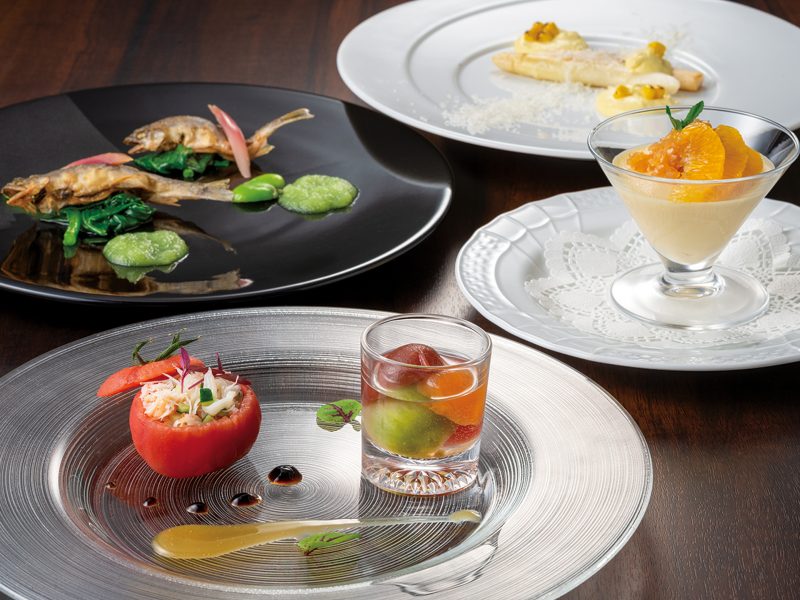 彩り野菜ととちぎ和牛のコース前期