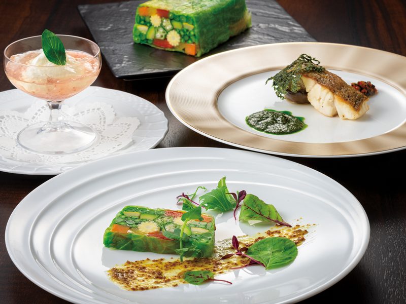 彩り野菜ととちぎ和牛のコース後期