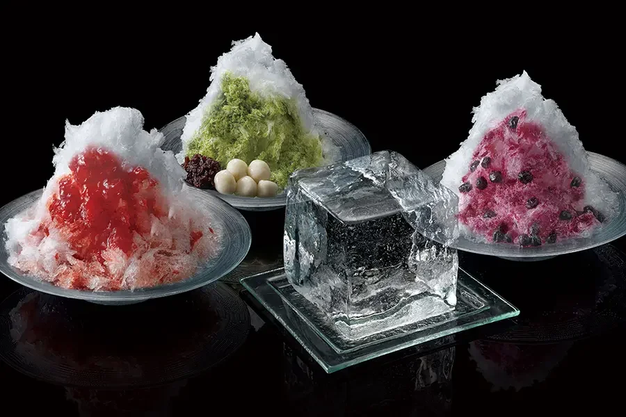 三ツ星氷室の日光天然氷を使用した「かき氷」