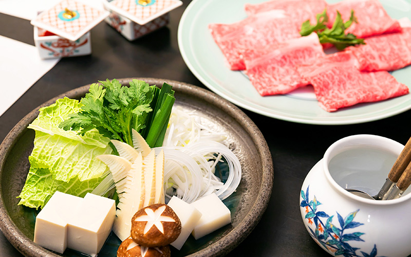 しゃぶしゃぶ会席 とちぎ霧降高原牛」